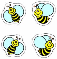 Carson Dellosa Bees Chart Seals (2159)