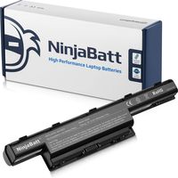 NinjaBatt 9 Cell Laptop Battery for Acer AS10D31 AS10D51 AS10D81 AS10D75 AS10D41 AS10D61 AS10D56 AS10D73 AS10D71 AS10D3E Aspire 5742 5750 5250 5560 5755 [9 Cells/6600mAh/71Wh]