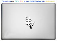 Harry Potter Sticker MacBook Air Pro Retina Case Decal is a Quality Harry Potter Decal. Laptop Sizes 11,12,13 and 15 inch. Looks Great with Your Harry's Glasses Scarf Wand Decal. Many Colors-Green