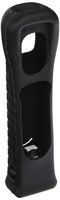 2x Silicone Skin Case Cover for Nintendo Wii Remote Controller with External Motion Plus(black)