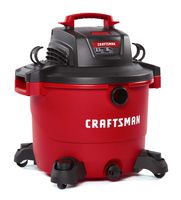 CRAFTSMAN CMXEVBE17595 16 Gallon 6.5 Peak HP Wet/Dry Vac, Heavy-Duty Shop Vacuum with Attachments