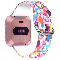 Veiai Compatible with Fitbit Versa Bands,Soft Rubber-Sport Versa Band for Versa/Versa Lite/Versa SE/Versa 2 (Colors-09)