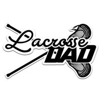Decal Serpent Lacrosse Dad Color Vinyl Sports Car Laptop Sticker - 6"