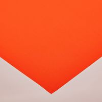 Compulabel Fluorescent Red Address Labels for Laser Printers, 4 x 3 1/3 Inch, Permanent Adhesive, 6 per Sheet, 100 Sheets per Carton