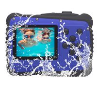 Kids Mini Digital Camera, Vmotal 3M Underwater Camera Kids Toy Camera: Starter Camera Waterproof Digital Camera with 8MP HD Photo, 2 Inch TFT LCD Screen, 4x Digital Zoom for kids, children and beginne