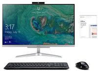 Newest Acer Aspire All-in-One 23.8" FHD Desktop w/Office Home & Student 2019 | Intel Quad Core i5-8250U (Beat i7-7500U) | 12GB DDR4 RAM | 512GB SSD | Wireless Keyboard and Mouse | Windows 10