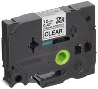 Brother 1/2 Inch x 26.2 Feet Black on White Flexible ID Tape (TZFX231)