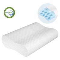 Milemont Memory Foam Pillow, Bed Pillow for Sleeping, Adjustable Contour Pillow for Neck Pain, Neck Support for Back, Stomach, Side Sleepers, Orthopedic Cervical Pillow, CertiPUR-US