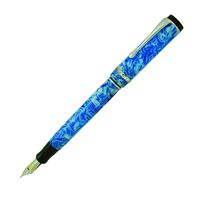 Conklin Duragraph Fountain Pen - Broad Nib Fountain Pen, Ice Blue (CK71350: CK7154)