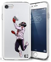 Epic Cases iPhone6/6S iPhone 7/iPhone 8 Case Ultra Slim Crystal Clear Football Series Soft Transparent TPU Case Cover Apple (iPhone 6/6s) (iPhone 7) (iPhone 8) (Dhop Texans, iPhone 6/7/8)