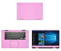 decalrus - Protective Decal for Dell Inspiron i7586 / 7586 (15.6" Screen) Laptop Pink Carbon Fiber Skin case Cover wrap CFdellInspiron15_I7586Pink