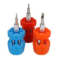 KUMA KU-20003 3-Piece 7 In 1 Stubby Multi-Bit Drivers Pocket Precision Screwdriver Set Tool Kit