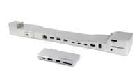 LandingZone 2-Item Bundle: Docking Station and USB Type-C Hub for The 13-inch MacBook Pro Without Touch Bar (13-inch Silver Docking Station, Silver Hub)