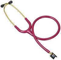 3M Littmann Classic II Infant Stethoscope, Rainbow-finish Chestpiece, Raspberry Tube, 28 inch, 2157