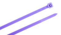 SecuriTie CT8-50100P Cable Ties, 8 Inch., 50 Lbs. Tensile Strength, Wire & Cord Management / Industrial / Household Use, Nylon Zip Tie, 100 Pk, Purple