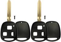 KeylessOption Just the Key Case Keyless Entry Remote Control Car Key Fob Shell Replacement for HYQ1512V (Pack of 2)