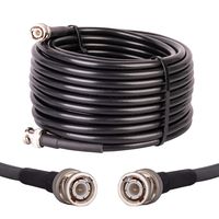 35ft SDI Cable RG6 75 Ohm 3G/7G HD-SDI BNC to BNC Male Type Jumper Cables for Surveillance Camera System Cables CCTV/DVR/TV