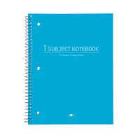 Roaring Spring Wirebound Notebook, One Subject, 10.5" x 8", 70 Sheets, College Ruled, Assorted Fashion Color Poly Covers