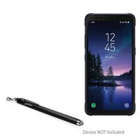 Samsung Galaxy S8 Active Stylus Pen, BoxWave [EverTouch Capacitive Stylus] Fiber Tip Capacitive Stylus Pen for Samsung Galaxy S8 Active - Jet Black