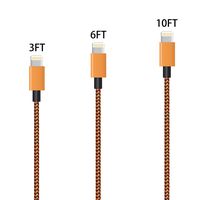 iPhone Charger Cable 3FT 6FT 10FT 3Pack MFI Certified Charging Cable USB Syncing Data and Nylon Braided Cord Charger Compatible iPhone XR XS X 11 10 8 Plus 7 Plus 6s Plus 6 Plus 5s 5 SE iPad iPod Pro