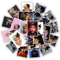 Rock Singer Xxxtentacion Stickers for Laptop Water Bottle Hydro Flask Car Bumper Skateboard Luggage Decal Graffiti Patches Sticker Party Favor for Adult (Xxxtentacion)