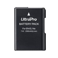 UltraPro EN-EL14 / EN-EL14A / EN-EL14A+ High-Capacity Replacement Battery for Nikon D3400 Digital Camera