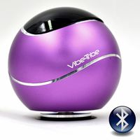 Vibe-Tribe Orbit Orchid Purple: 15 Watt Bluetooth Vibration Speaker with Hands Free