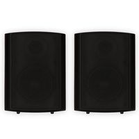 Theater Solutions TS425ODB Indoor or Outdoor Speakers Weatherproof Mountable Black Pair