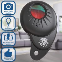 SpyView Compact Hidden Camera Detectors | Camera Detector for Hotels, AirBnbs & Dressing Rooms | Travel Friendly Hidden Camera Detector | Spy Camera Detector & Hidden Camera Scanner with Ultra LED