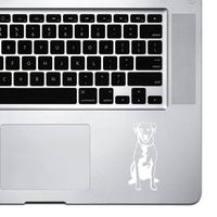 StickAny Palm Series Labrador Style 5 Sticker for MacBook Pro, Chromebook, and Laptops (White)