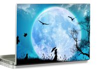 3D Print Laptop Skin Vinyl Sticker Decal, 12" 13" 13.3" 14" 15" 15.4" 15.6 inch Laptop Skin Sticker Cover Art Decal Protector Fits HP Dell Lenovo Compaq Apple Asus Acer (Blue Starry Sky)