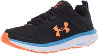 Under Armour Men's Charged Assert 8 Running Shoe, Black (003)/White, 9