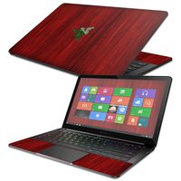 MightySkins Skin Compatible with Razer Blade Stealth 13.3" 2017 - Cherry Grain | Protective, Durable, and Unique Vinyl Decal wrap Cover | Easy to Apply, Remove, and Change Styles | Made in The USA