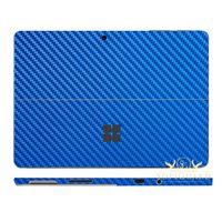 SopiGuard Laguna Blue Carbon Precision Edge-to-Edge Coverage Vinyl Sticker Skin for Microsoft Surface Go