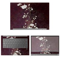decalrus - Protective Decal Floral Skin Sticker for Lenovo Yoga C930 (13.9" Screen) case Cover wrap LEyoga13_C930-54