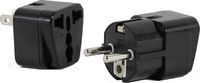 High Quality US to VIETNAM/SOUTH KOREA Travel Adapter Plug for USA/Universal to ASIA Type E (C/F) & A AC Power Plugs Pack of 2