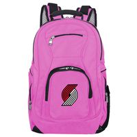 NBA Portland Trail Blazers Voyager Laptop Backpack, 19-inches, Pink