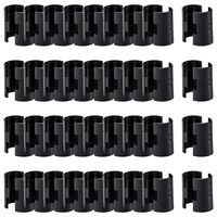ANPHSIN 36 Pairs 72 Pack Wire Shelving Shelf Lock Clips for 1" Post- Shelving Sleeves Replacements for Wire Shelving System