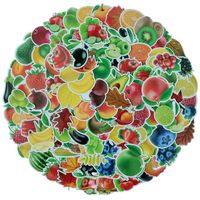 100Pcs Cute Fruits and Vegetables Decal Stickers for Laptop and Water Bottles,Waterproof Durable Trendy Vinyl Laptop Stickers Pack for Teens, Water Bottles, Computer, Travel Case (Fruits & Vegetables)