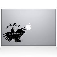 The Decal Guru in a Few Cockatoo MacBook Decal Vinyl Sticker - 13" MacBook Air - Green (1097-MAC-13A-LG)