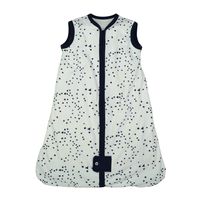 Burt's Bees Baby - Beekeeper Wearable Blanket, 100% Organic Cotton, Twinkle Bee Midnight (Medium)