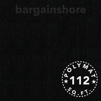 Polymat 30 ft x 3.75 ft Wide Backed Black Speaker Box 30ft Carpet Truck Car Trunk Liner, Dash Cover Headliner Wall Carpeting Craft Decor Projects