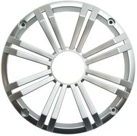 Kicker 41BKM10GS Marine Audio Silver 10" Boat Speaker Grill - Sold as Single