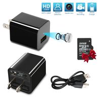 Mini Spy Hidden Camera, USB Charger Camera (32 GB Card Included), HD 1080P Nanny Cam Hidden Camera with Video Surveillance/Motion Detection/Loop Recording for Home Security, Indoors Office & Car