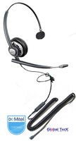 Mitel Compatible Plantronics Direct Connect VoIP Headset Bundle HW291N (HW710) | Headset and Telephone Interface cable for Mitel 4000 & 5000 series phones