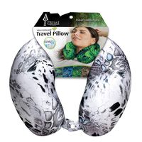 Cloudz PRYM1 Microbead Patterned Travel Neck Pillows - Silver Mist