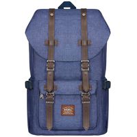 KAUKKO Laptop Outdoor Backpack Travel Hiking Camping Rucksack Casual College Daypack Fits 15" (23BLUE)