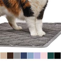Gorilla Grip Original Premium Durable Cat Litter Mat, 35x23, XL Jumbo, No Phthalate, Water Resistant, Traps Litter from Box and Cats, Scatter Control, Soft on Kitty Paws, Easy Clean Cat Mat, Gray