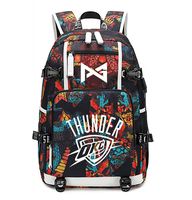 AUGYUESS Basketball Player Star Backpack School Bag Daypack Bookbag Shoulder Bag Laptop Bag