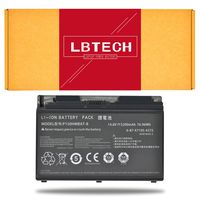 LBTECH Compatible P150HMBAT-8 (6-87-X710S-4272) Laptop Battery Replacement for Clevo Sager P170EM P170HM Rock Extreme 786 Series 6-87-X710S-4271 6-87-X710S-4J7 6-87-X710S-4J72 14.8V 76.96Wh/5200mAh